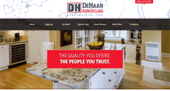 Desktop Screenshot of dehaanremodeling.com